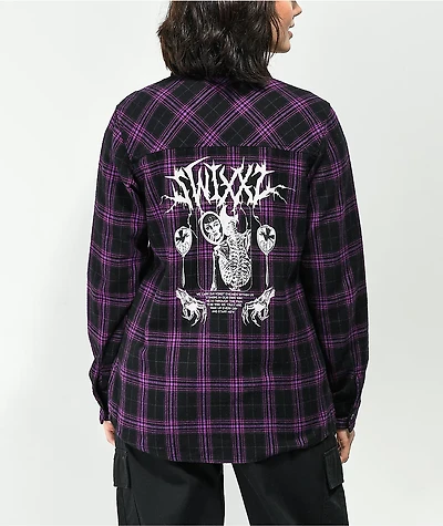 SWIXXZ Know Your Enemy Purple Flannel
