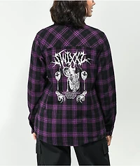 SWIXXZ Know Your Enemy Purple Flannel