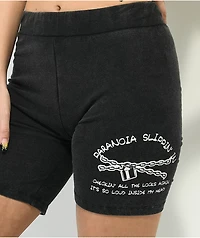SWIXXZ Paranoia Chains Black Wash Bike Shorts