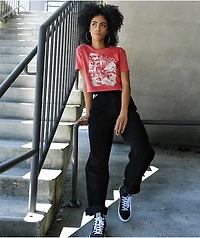 SWIXXZ Photo Opp Red Crop T-Shirt