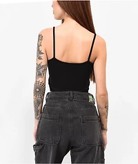 SWIXXZ Raising Hell Black Crop Tank Top