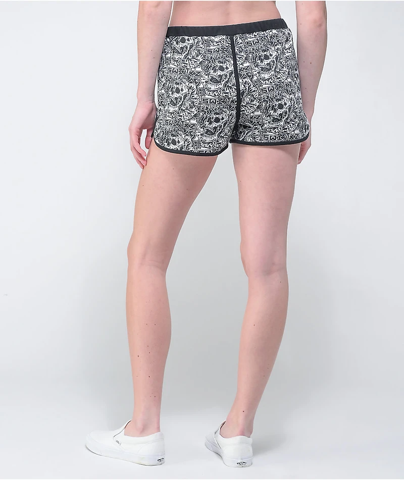 SWIXXZ Reign Of Terror Black & White Shorts