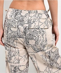 SWIXXZ Small Dog Natural Parachute Pants