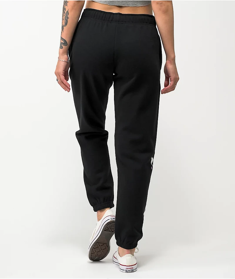 SWIXXZ Tangled Skull Black Jogger Sweatpants