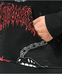 SWIXXZ Trouble Reactive Black Hoodie