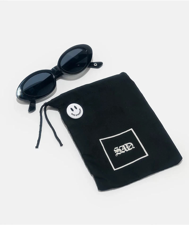 Sad Eyewear Bloom Black Gloss Sunglasses