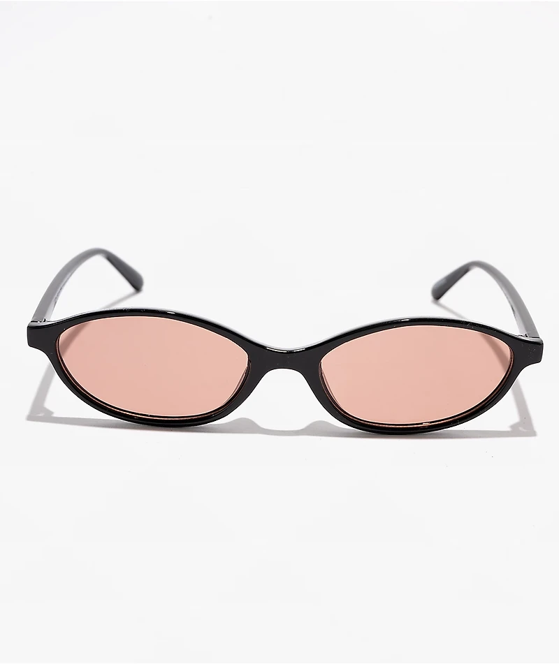 Sad Eyewear Celeste Gloss Black & Bronze Polarized Sunglasses