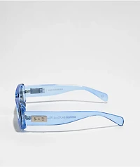 Sad Eyewear x Nicole Hause Mirror Arctic Blue Sunglasses