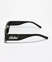 Saint Black Rectangle Sunglasses