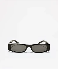 Saint Black Rectangle Sunglasses