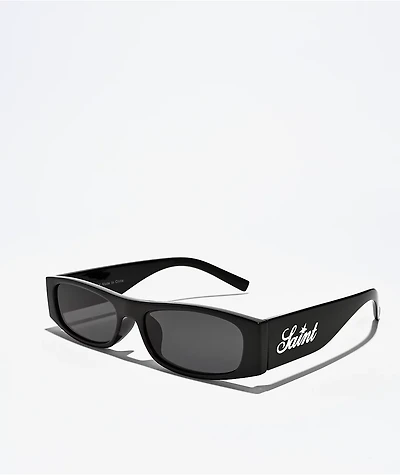 Saint Black Rectangle Sunglasses