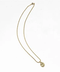 Saint Midas Guadalupe 20" Gold Chain Necklace