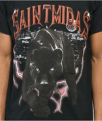 Saint Midas Panther Black T-Shirt