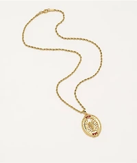 Saint Midas Scorpion King Gold  20" Necklace