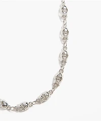 Saint Midas Skull Silver Pocket Chain