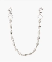 Saint Midas Skull Silver Pocket Chain