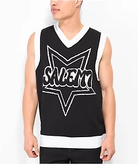 Salem7 Black & White Sweater Vest