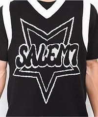 Salem7 Black & White Sweater Vest