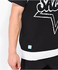 Salem7 Black & White Sweater Vest