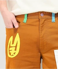 Salem7 Brown Pocket Pants