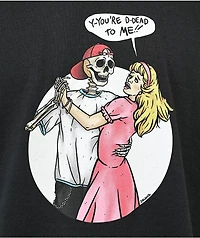 Salem7 Dead 2 Me Black T-Shirt