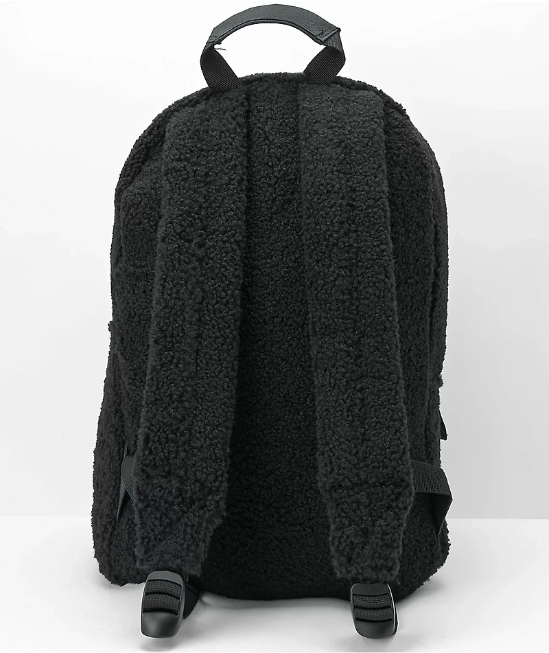 Salem7 Furever Friends Black Sherpa Backpack