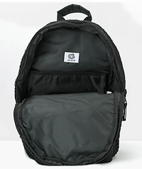 Salem7 Furever Friends Black Sherpa Backpack