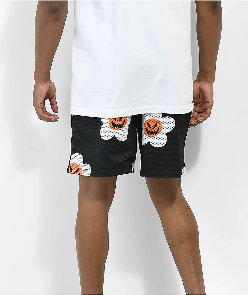 Salem7 Ghoulfriend Black Mesh Shorts