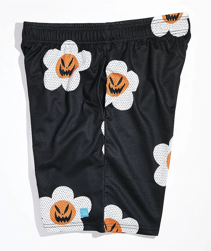 Salem7 Ghoulfriend Black Mesh Shorts