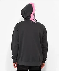 Salem7 Mohawk Black & Pink Zip Hoodie