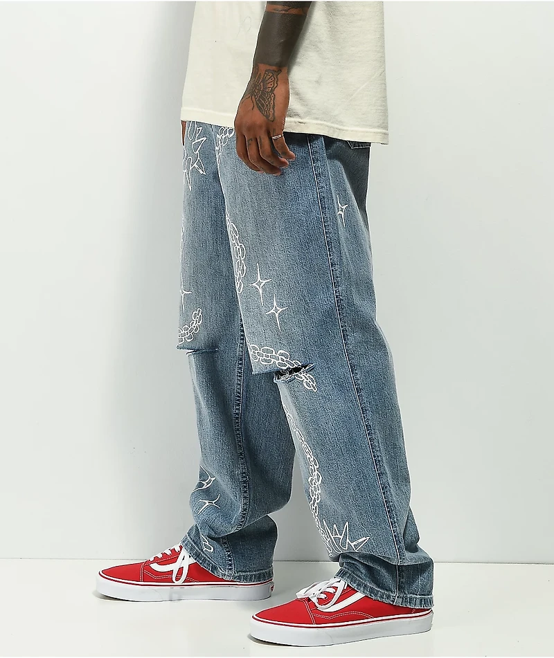 Salem7 Morningstar Denim Blue Pants