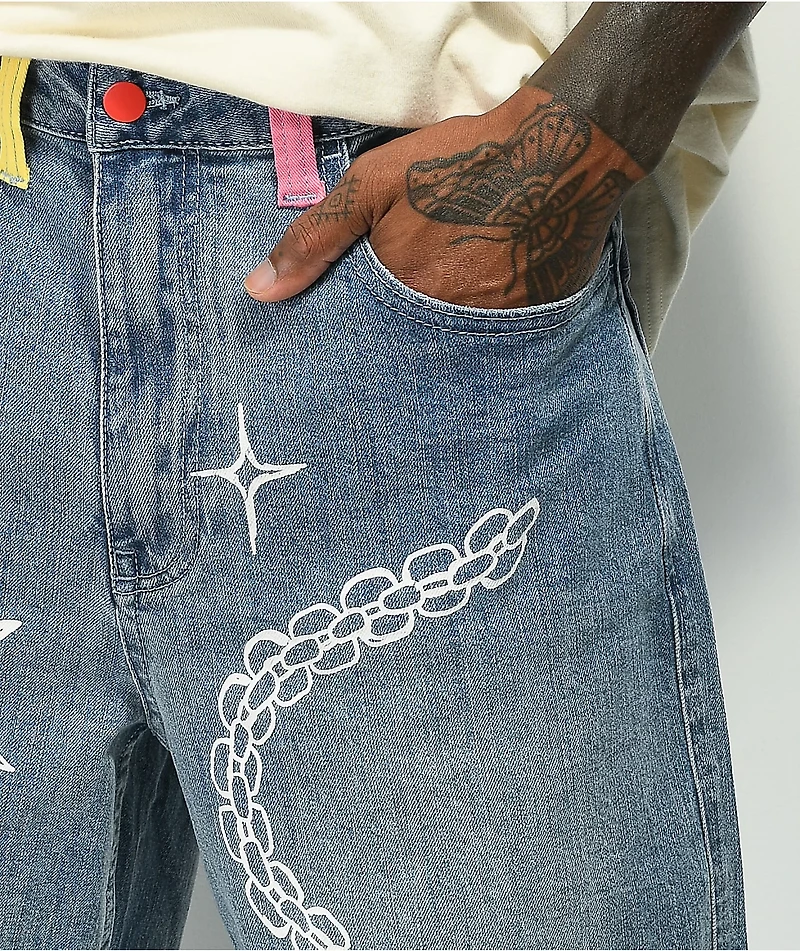 Salem7 Morningstar Denim Blue Pants