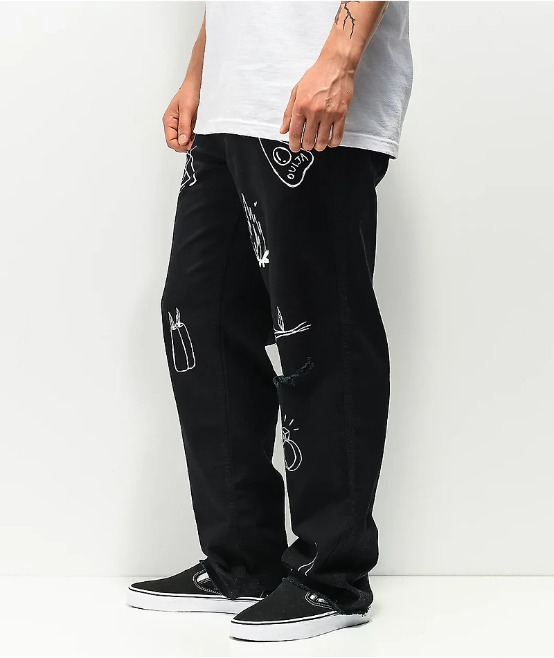 Salem7 Occult Black Denim Jeans