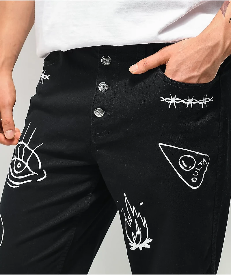 Salem7 Occult Black Denim Jeans