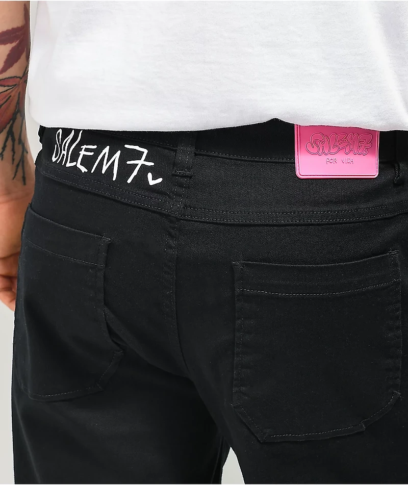 Salem7 Occult Black Denim Jeans