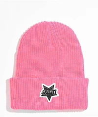 Salem7 Pentagon Pink Beanie