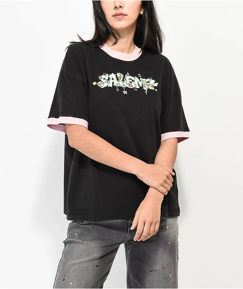 Salem7 Pierced Black T-Shirt