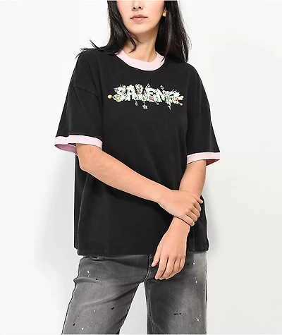 Salem7 Pierced Black T-Shirt