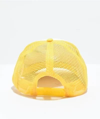 Salem7 Pierced Yellow & White Trucker Hat