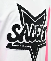 Salem7 Pink & White Hockey Jersey