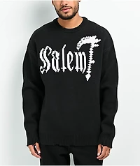 Salem7 Pixel Black Sweater