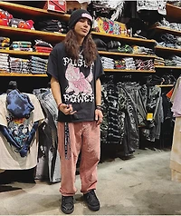 Salem7 Pussy Power Black T-Shirt