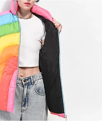 Salem7 Rainbow Puffer Vest