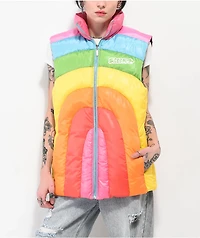 Salem7 Rainbow Puffer Vest