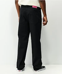 Salem7 Skeleton Black Denim Jeans
