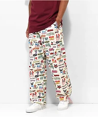 Salem7 Sticker Beige Pants