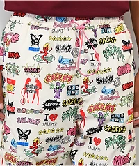 Salem7 Sticker Beige Pants