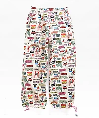Salem7 Sticker Beige Pants