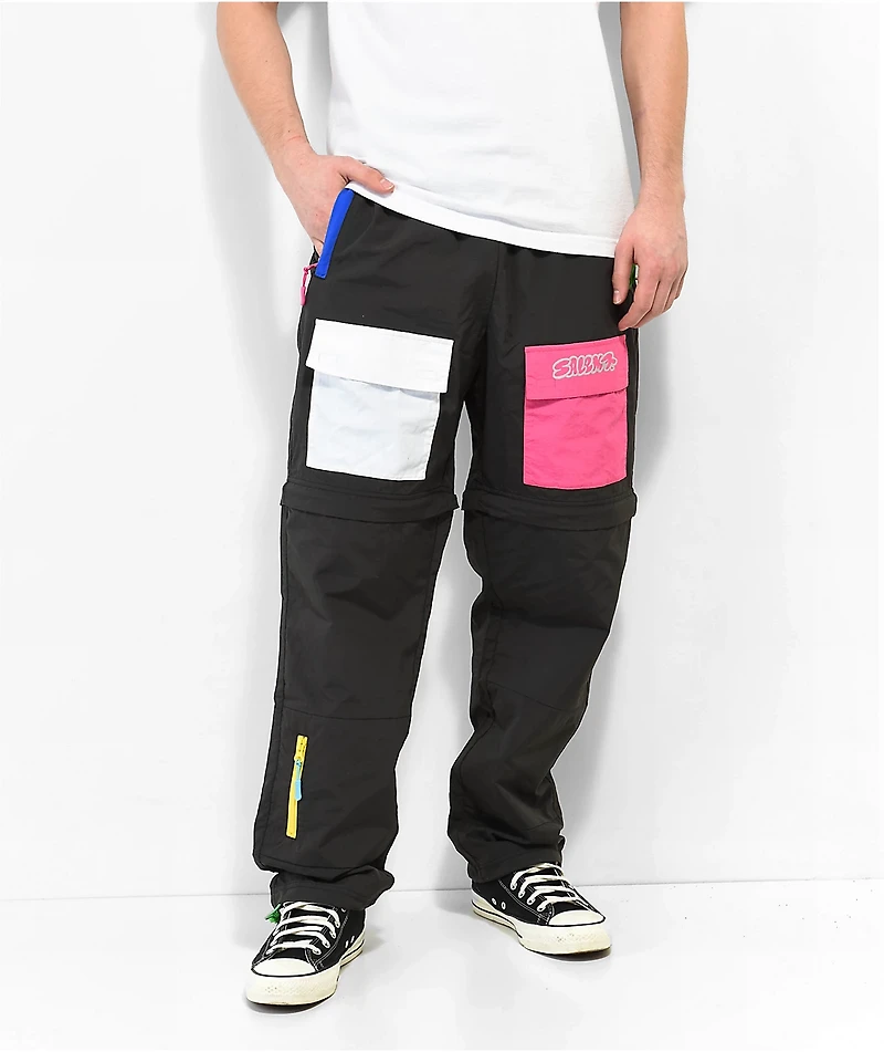 Salem7 Utility Convertible Grey Cargo Pants