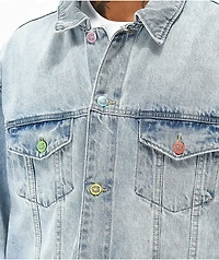 Salem7 Vandal Light Blue Denim Jacket